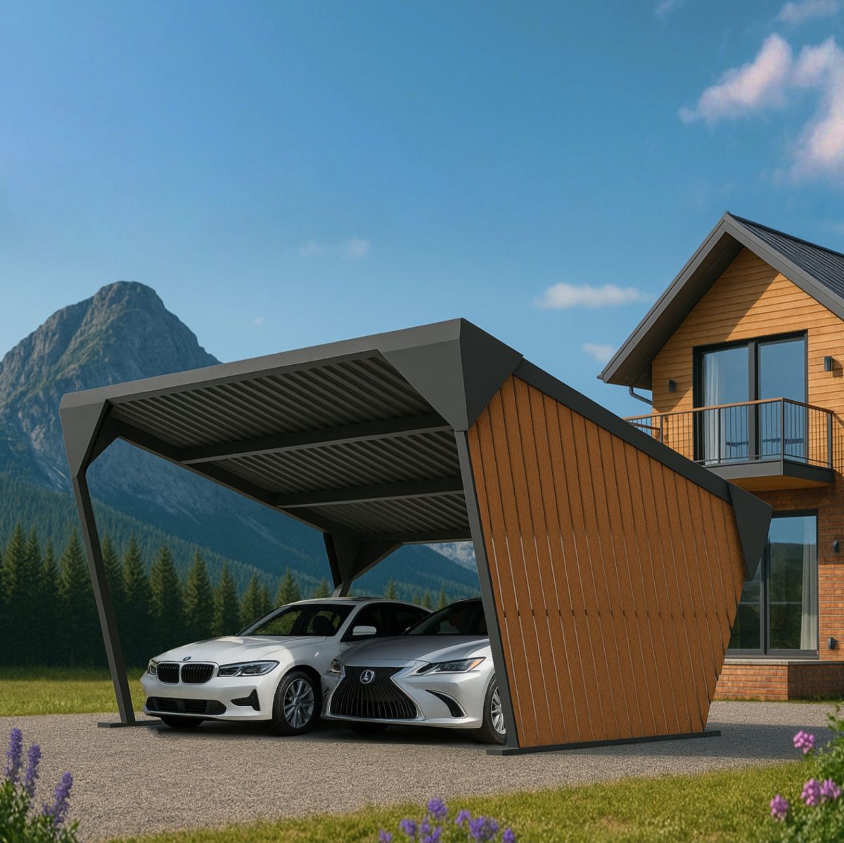 4 Carport Solar LoftMe